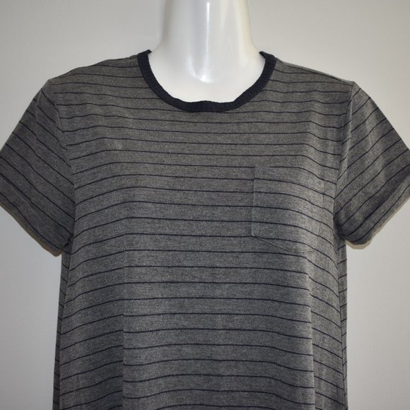 Pretty Grey & Black Dress Size S - Picture 9 of 10